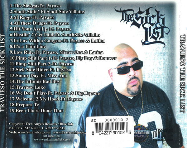 Travieso - The Sick List Chicano Rap